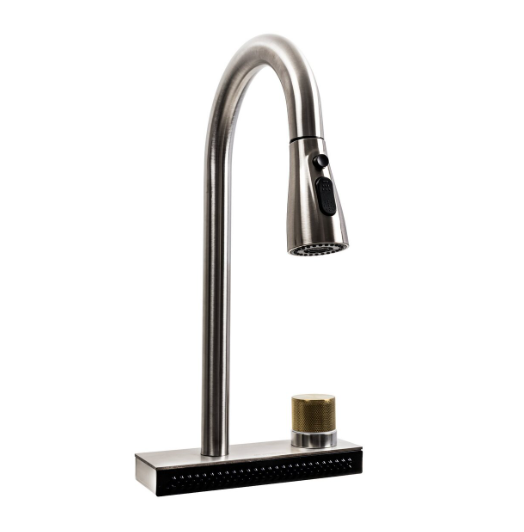 Смеситель под мойку Водопад ZS84 Platinum Brushed (ZS84)