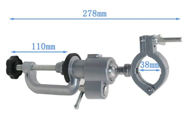 Кронштейн шарнірний для фіксації приладів та інструментів 45-61x253 мм (2633) - фото 2 Кронштейн шарнірний для фіксації приладів та інструментів 45-61x253 мм (2633) - фото 2