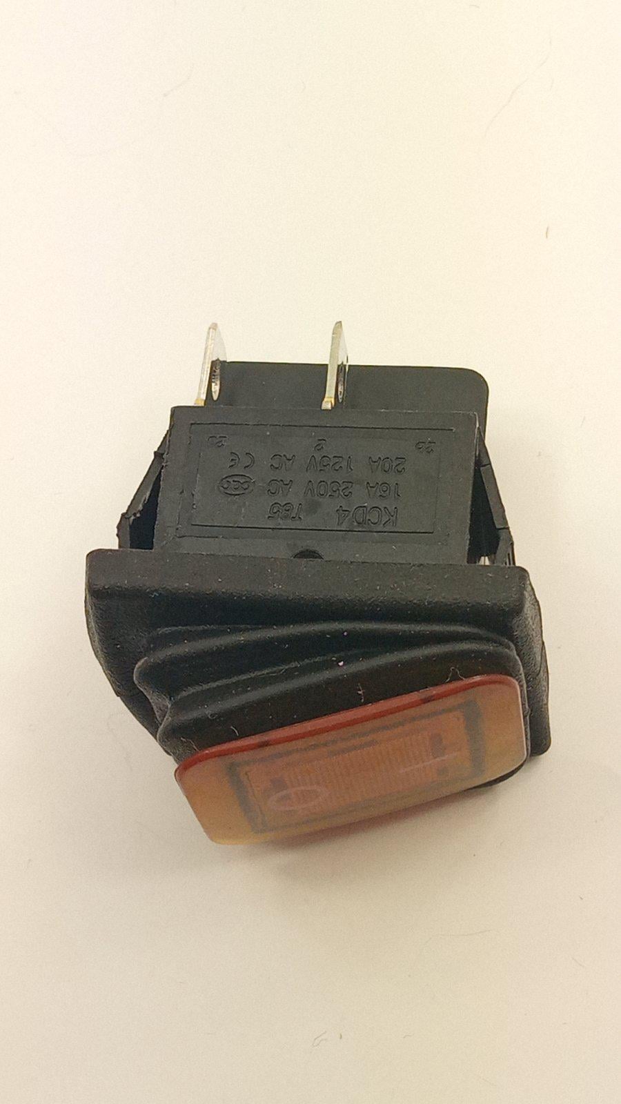 Выключатель KCD4-203 4pin 16A 250v ON-OFF IP67 водонепроницаемый (22397)