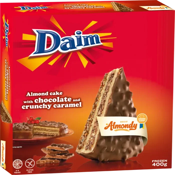 Шоколадный торт Daim с орехами и карамелью 400 г (2170997564)