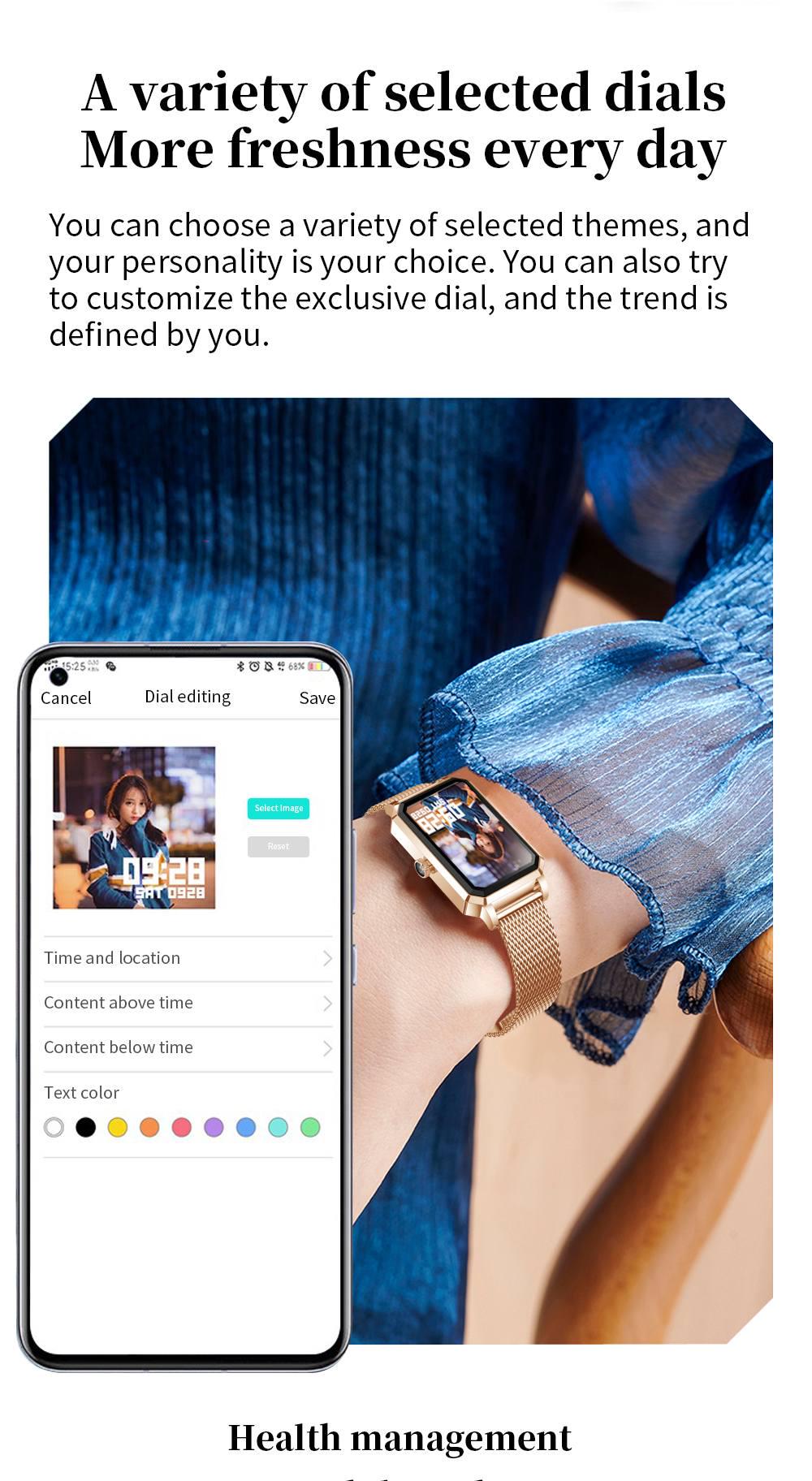 Смарт-часы Bakeey NX2 тонометр/пульсоксиметр 2 ремешка Gold (6aadfa81) - фото 7 Смарт-часы Bakeey NX2 тонометр/пульсоксиметр 2 ремешка Gold (6aadfa81) - фото 7