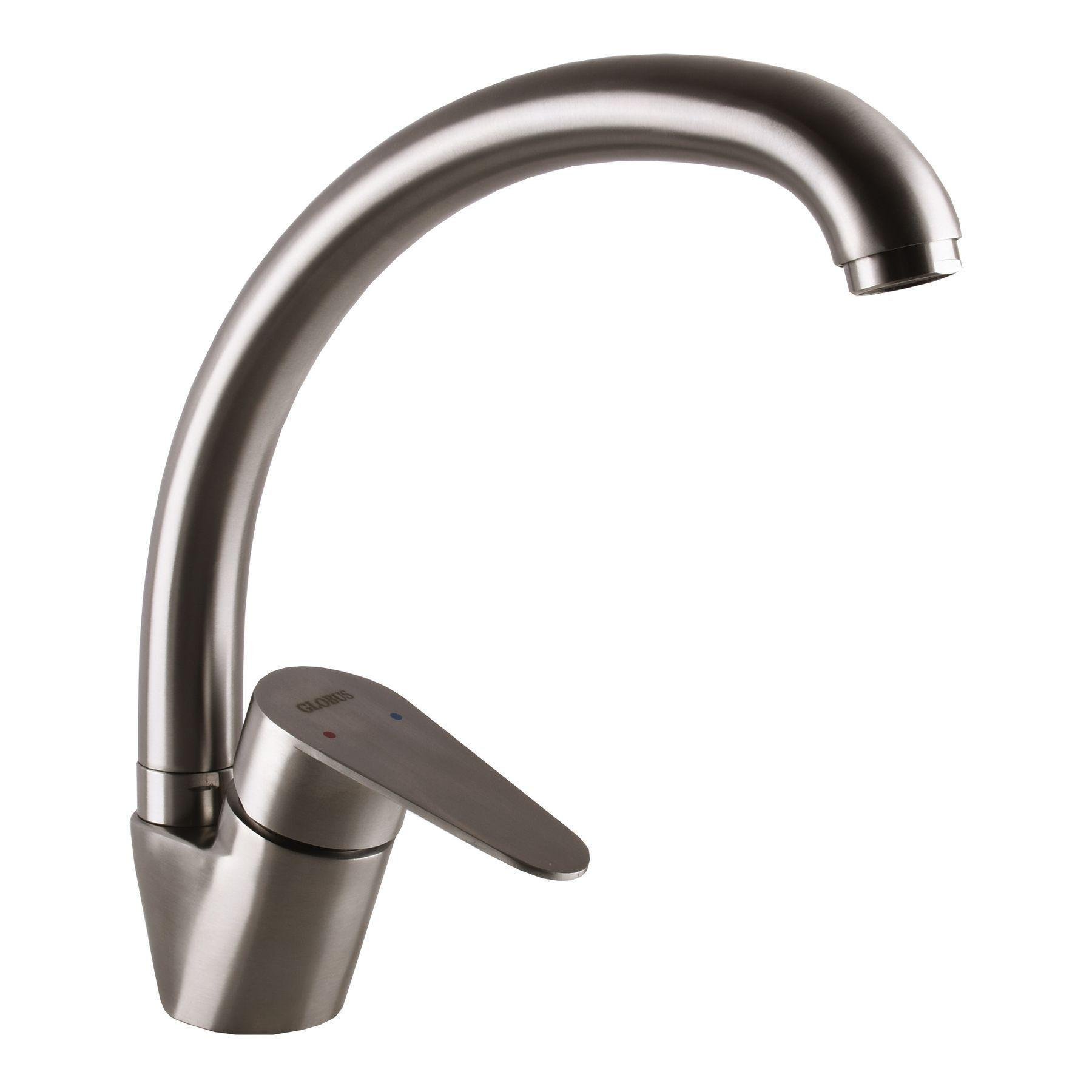 Кран на кухню Globus Lux Сатин (19186)