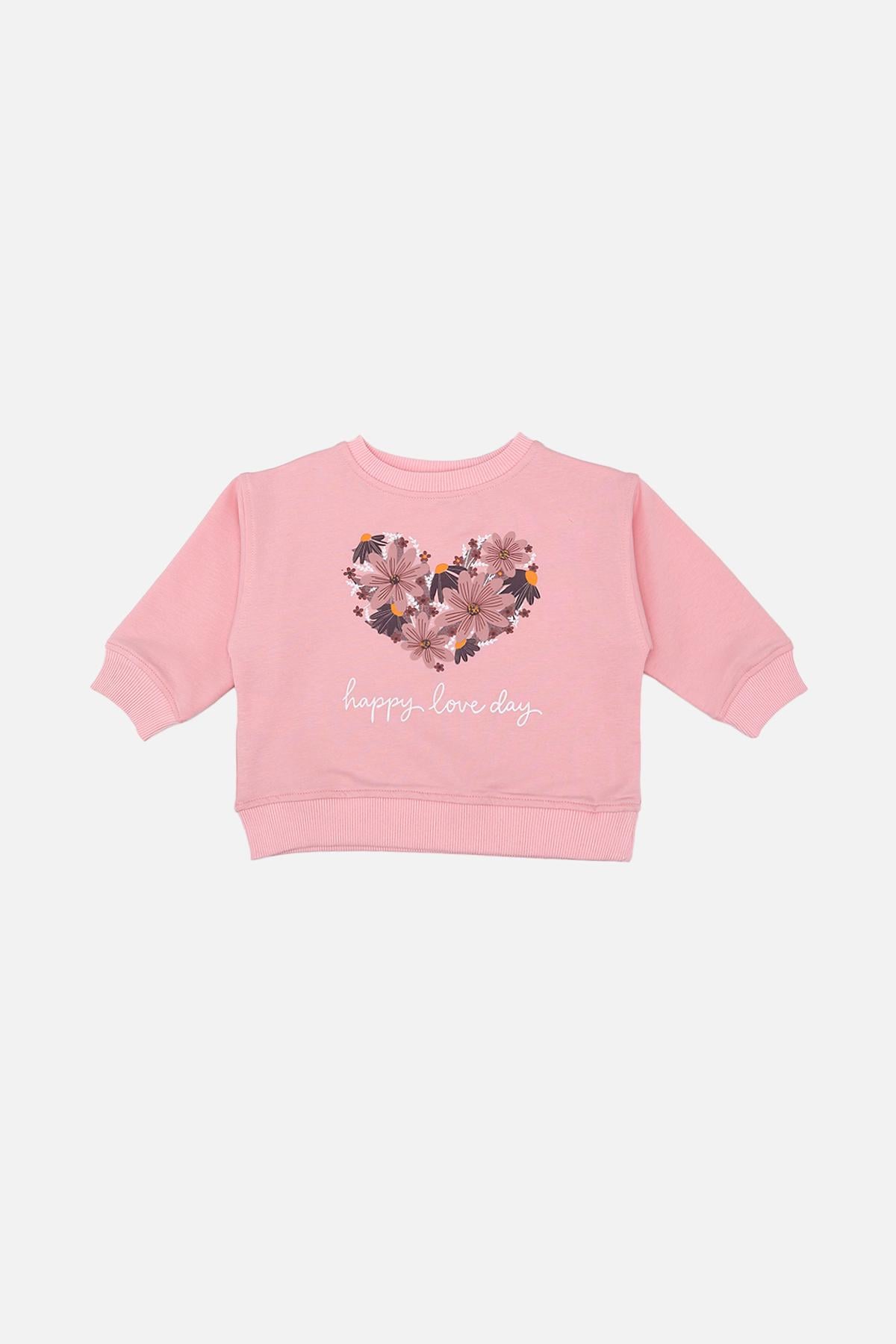 Свитшот детский Yuki для девочки 104 см Розовый (ЦБ-00290543) Свитшот детский Yuki для девочки 104 см Розовый (ЦБ-00290543)