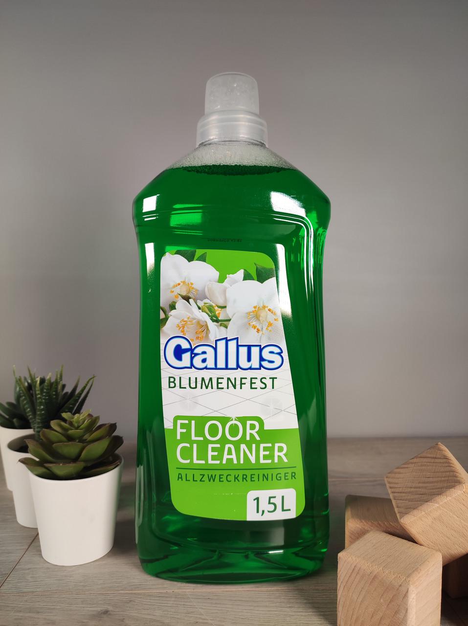 Засіб для миття підлоги Gallus blumenfest 1,5 л Зелений (1902163892)