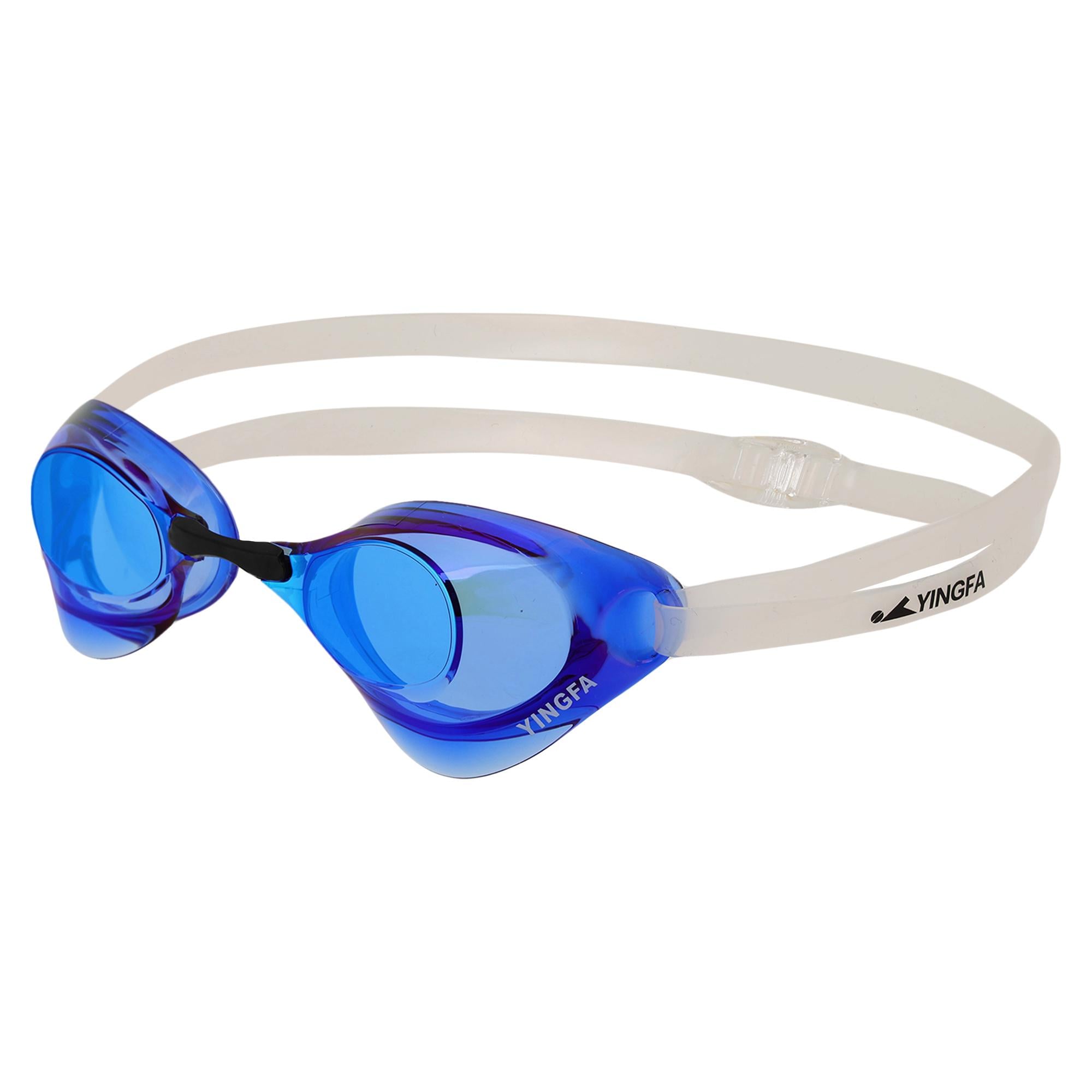 Окуляри для плавання стартові YINGFA Y-N1AF-V райдужні лінзи Темно-синій (Y-N1AF-V_Темно-синий)