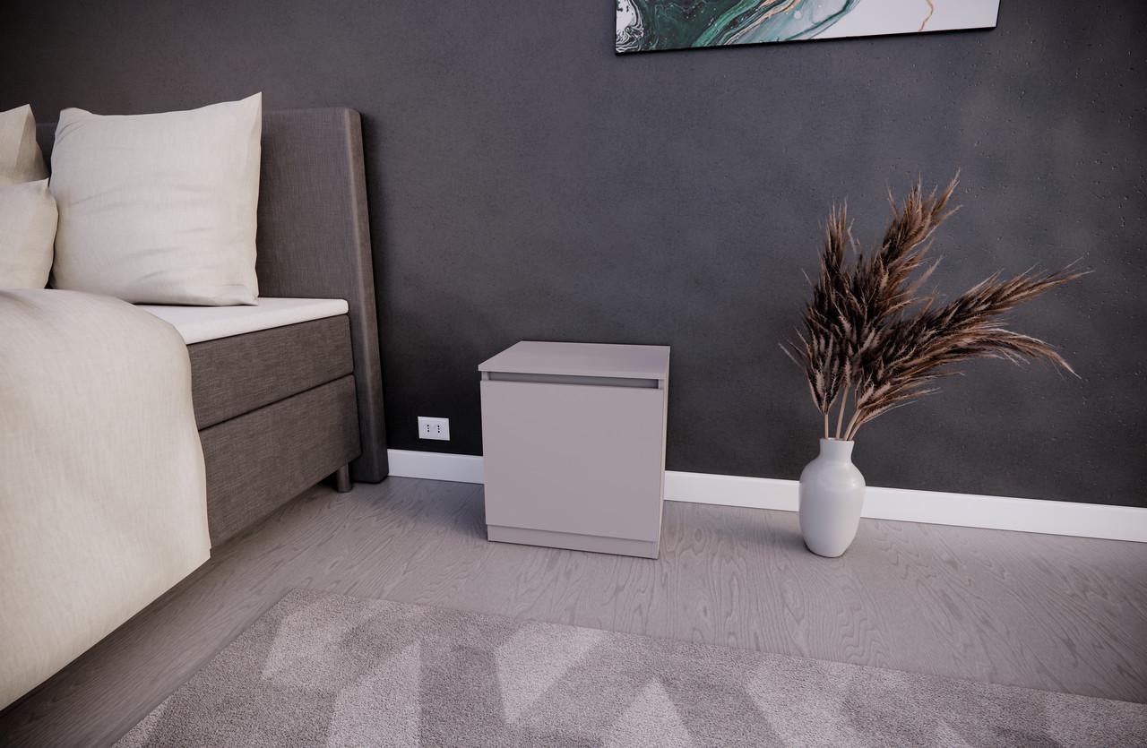 Тумба приліжкова MEBEX 50х40х54,5 см Сірий світлий (VS2D500LG) - фото 3
