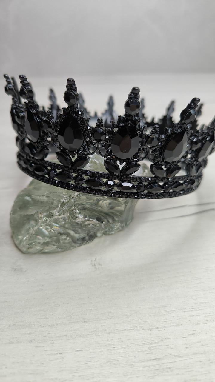 Корона на торт D 12,5 см Чорний - фото 3