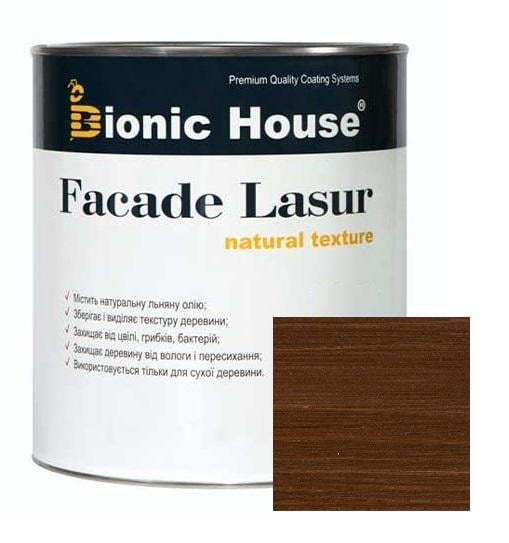 Фарба фасадна для дерева Facade Lasur 2,8 л Горіх (18271493) - фото 1 Фарба фасадна для дерева Facade Lasur 2,8 л Горіх (18271493) - фото 1