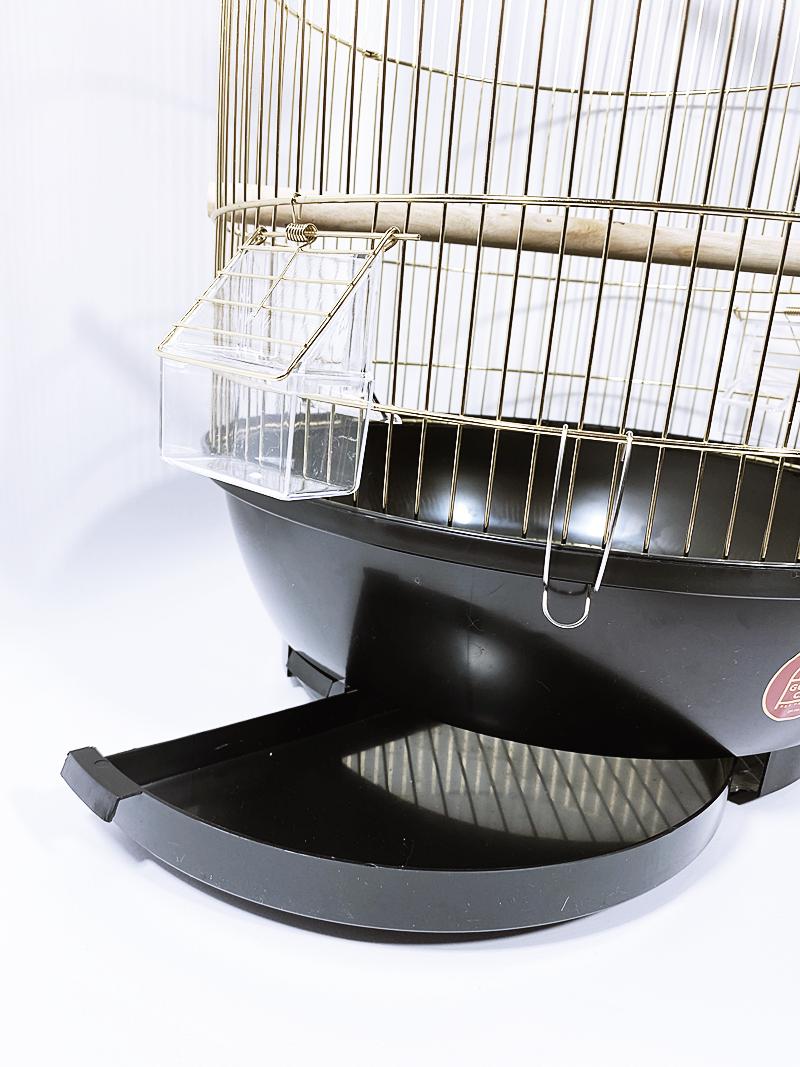 Клетка для птиц Diva ЗК 330 ⌀ 40х70 см Gold (229) - фото 3 Клетка для птиц Diva ЗК 330 ⌀ 40х70 см Gold (229) - фото 3