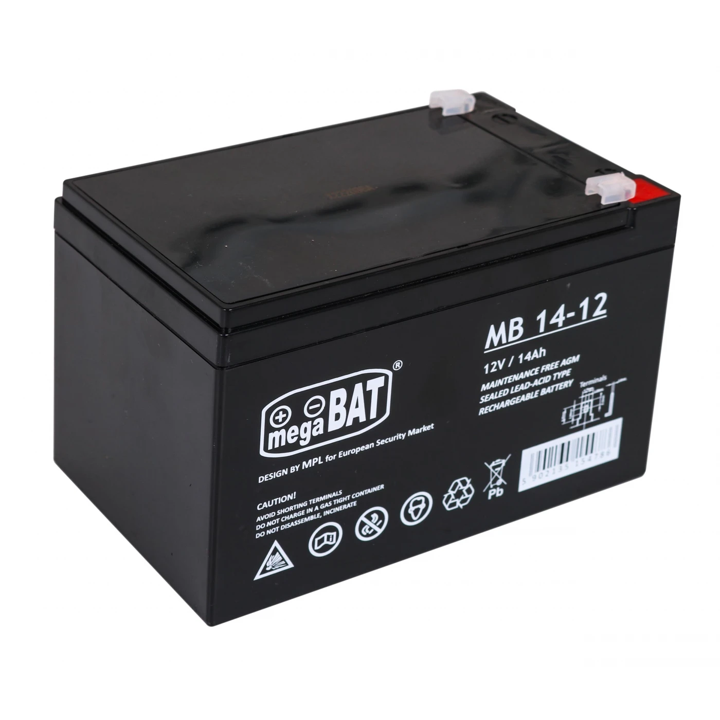 Аккумулятор гелевой для детских электромобилей 12 V/14 Ah - фото 3