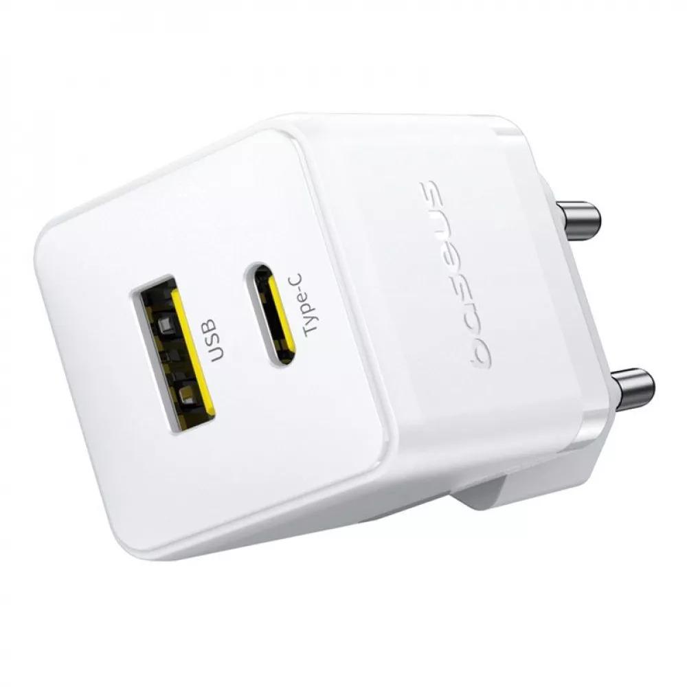 Зарядний пристрій BASEUS Palm Fast Charger Type-C 60W 1 м White - фото 7