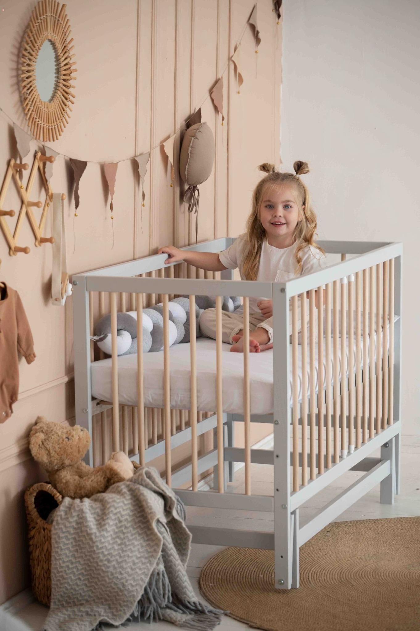 Кроватка детская Кузя Сказка-2 Коричневый - фото 5