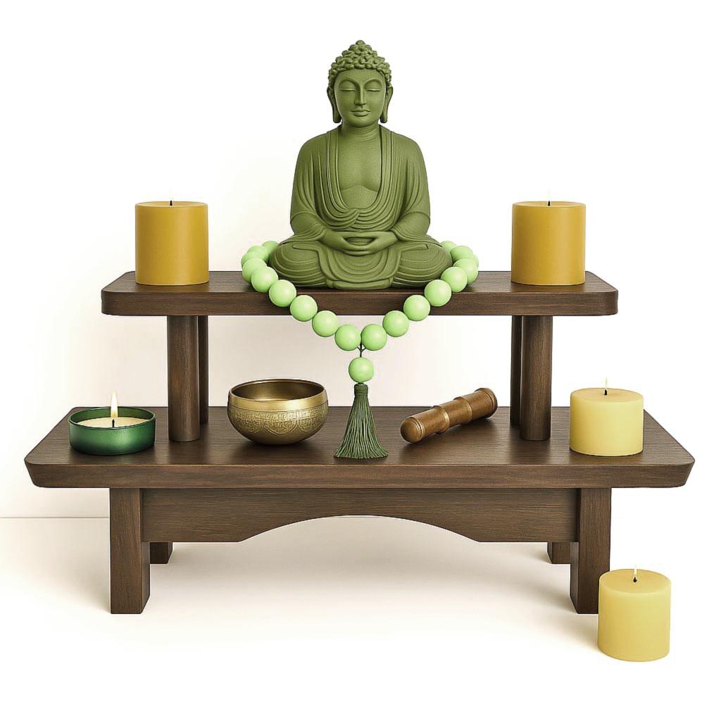 Алтарь для медитации из дерева Брахмин Сепия (ЛАТ-001608)