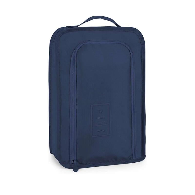 Сумка для транспортировки и хранения обуви с ручкой 30x21x11,5 см Темно-Синий