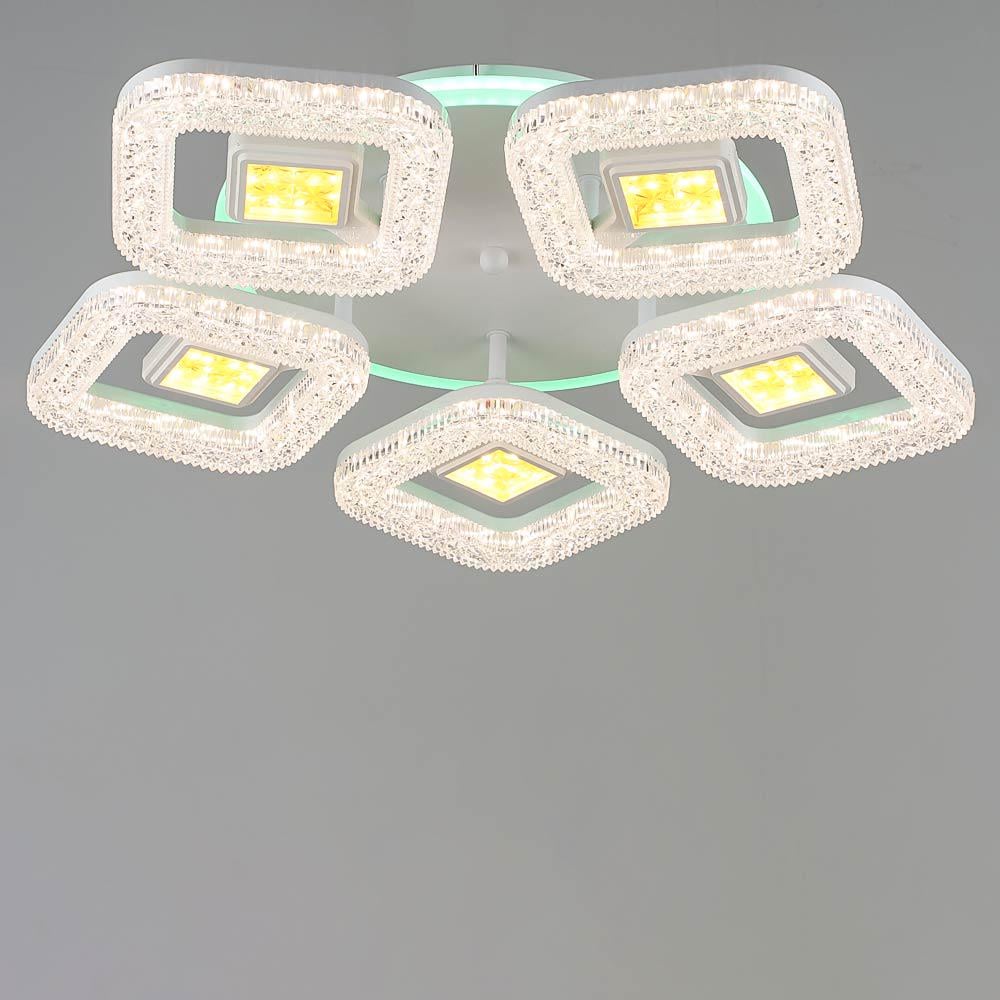 Люстра потолочная светодиодная Light House SRS-19082/5 80W Белый