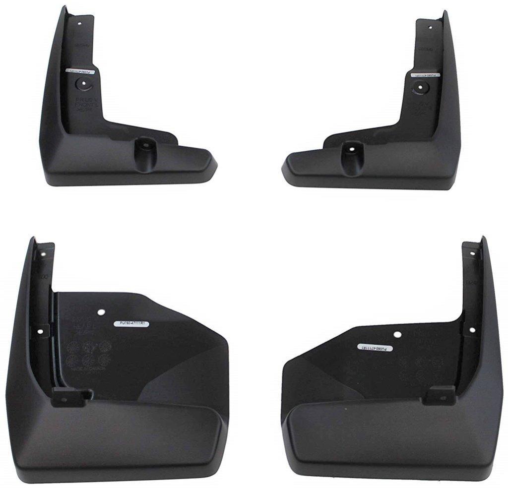 Брызговики автомобильные для Toyota Prius V 2012-2016 пластиковые Черный (PU06047111P1)