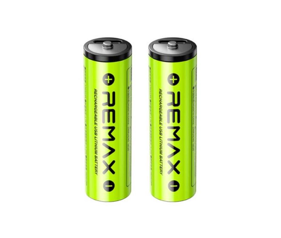 Аккумуляторы Remax AA01 Rechargeable USB Lithium Battery 830mAh 2 pcs set