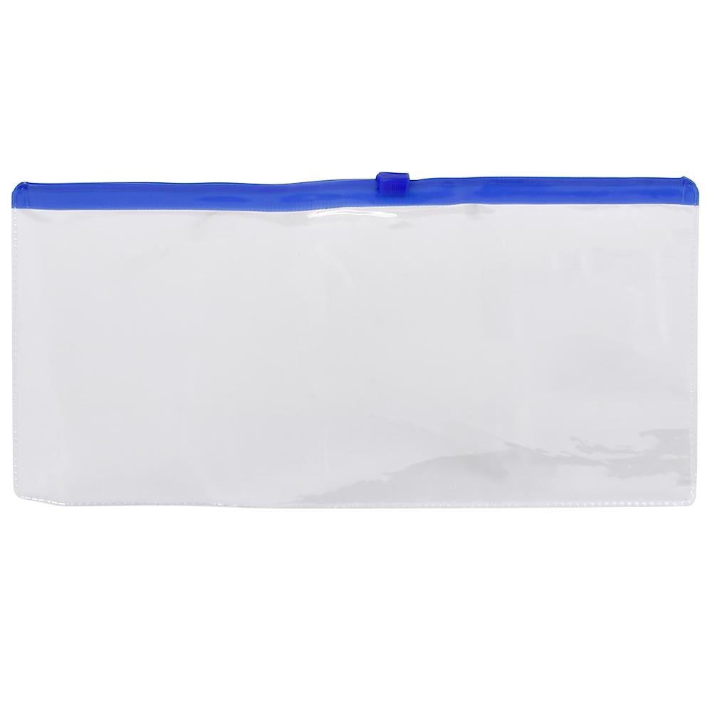 Папка конверт на блискавці Stenson ZIP 23х12 см пластикова Прозорий (WW01109ST)