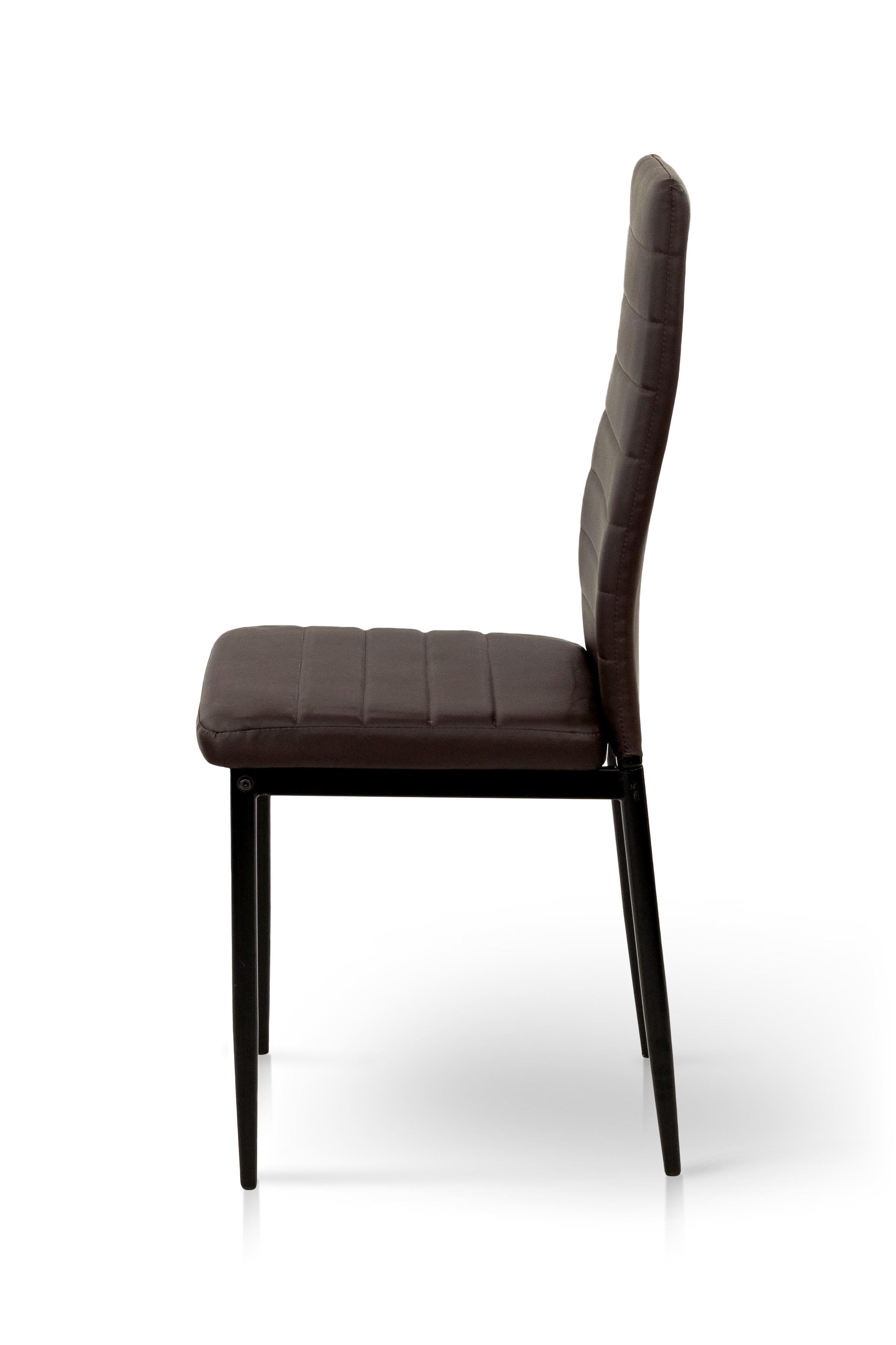 Стілець для кухні та вітальні ГРЕЙС Ріо 390х960х530 мм Чорний/Темний шоколад (GAА0056265) - фото 3 Стілець для кухні та вітальні ГРЕЙС Ріо 390х960х530 мм Чорний/Темний шоколад (GAА0056265) - фото 3