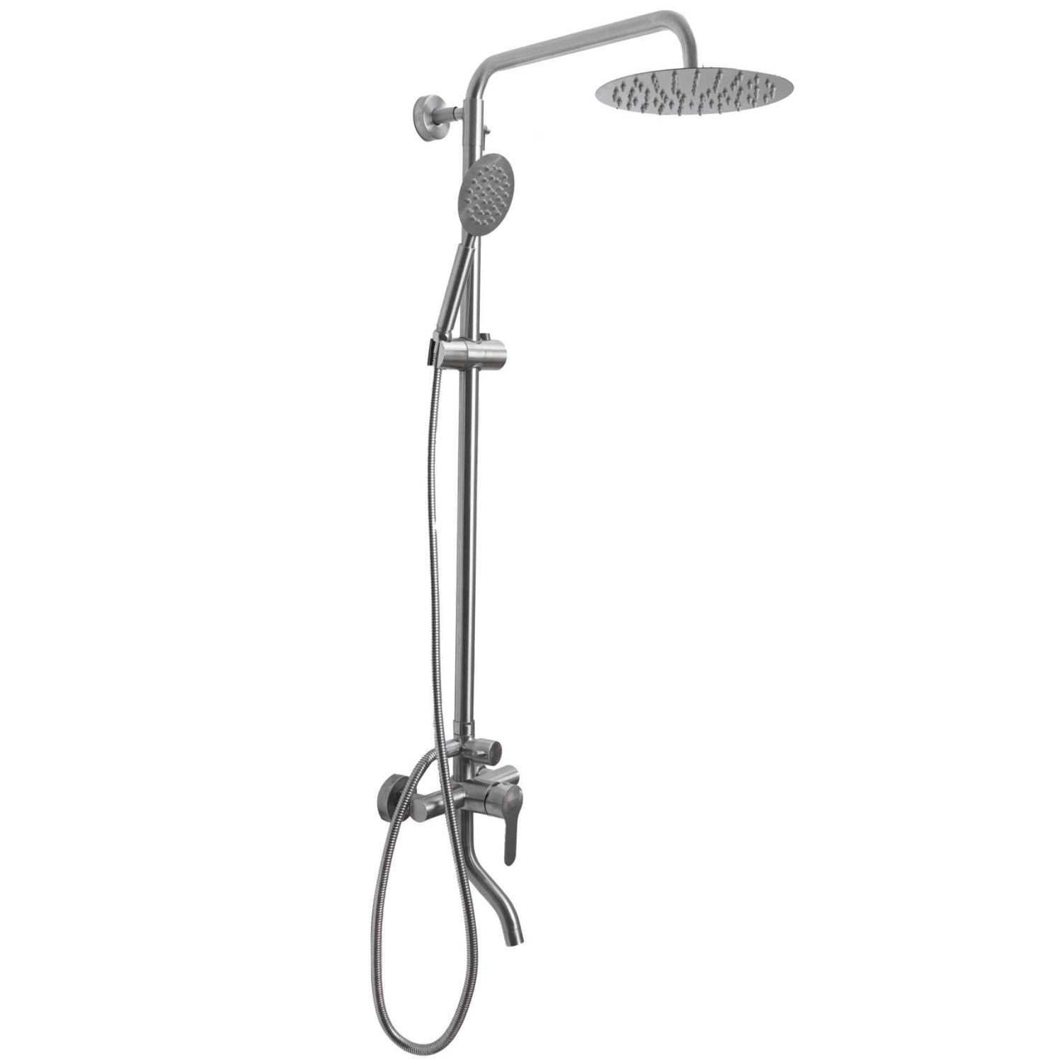 Душевая система со смесителем Platinum KT11(6008) PLS-A34773 Сатин (194426) Душевая система со смесителем Platinum KT11(6008) PLS-A34773 Сатин (194426)