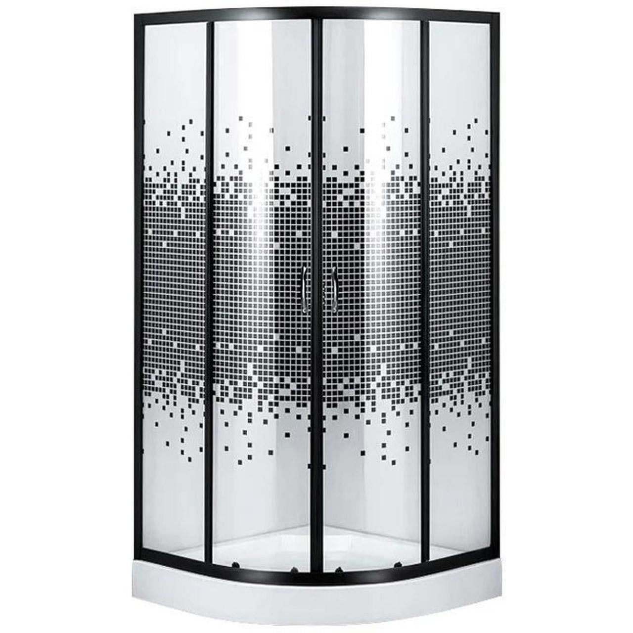 Душевая кабина полукруглая Bravo DRAWA L90TB.Mosaic (3137691270) Душевая кабина полукруглая Bravo DRAWA L90TB.Mosaic (3137691270)