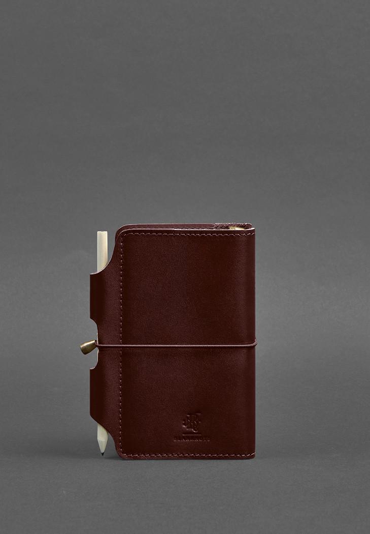 Блокнот шкіряний Софт-бук 3.0 Бордовий (A-026339) - фото 3 Блокнот шкіряний Софт-бук 3.0 Бордовий (A-026339) - фото 3