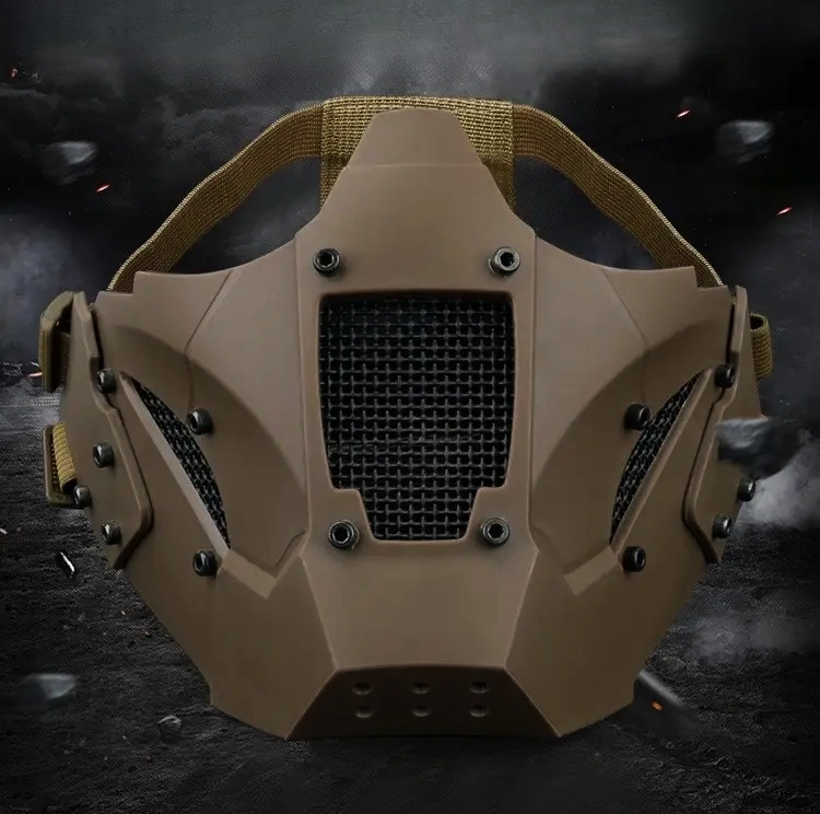 Маска Iron Warrior з кріпленням до шолома Airsoft Койот (MK001015) - фото 11