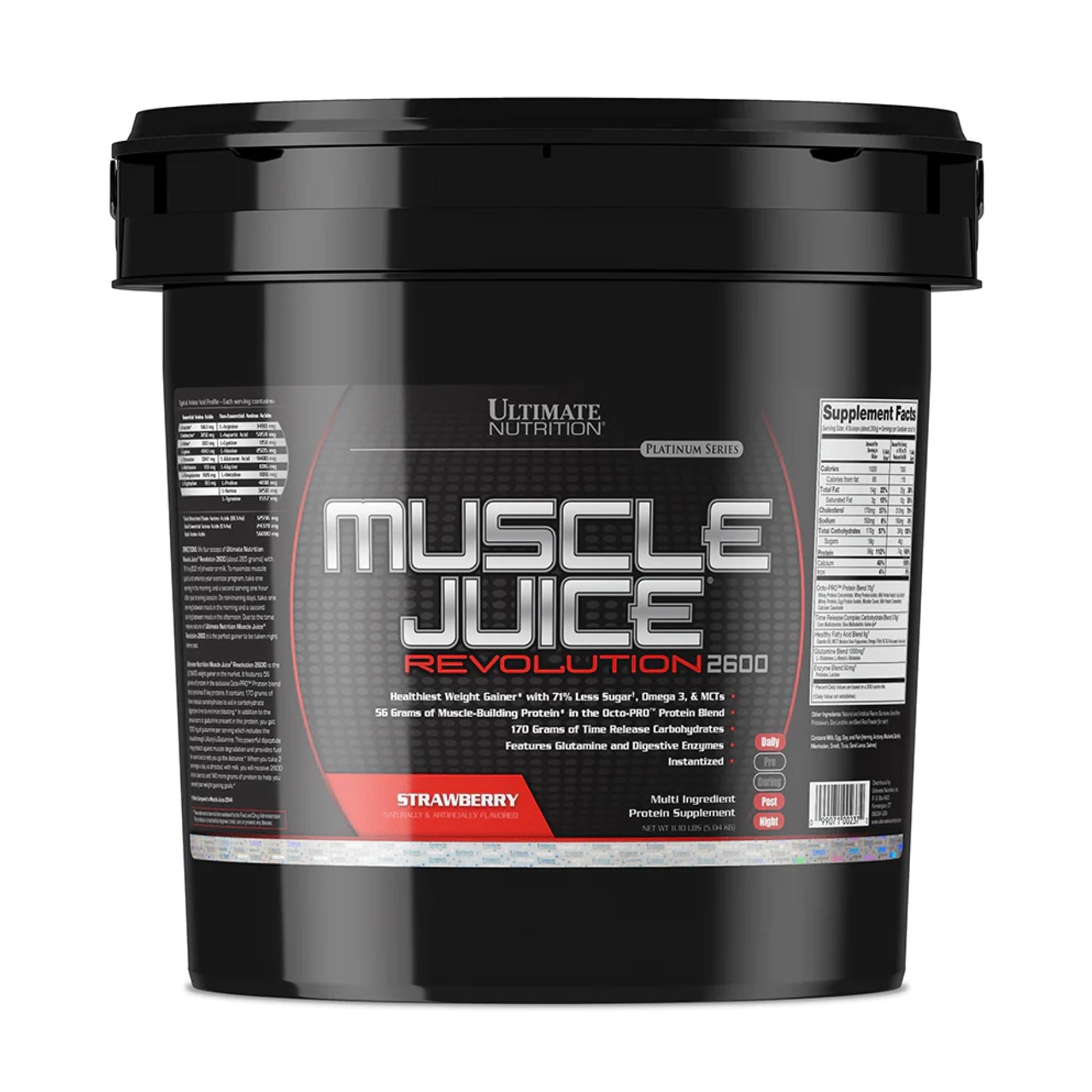 Гейнер Muscle Juice Revolution 2600 5040 г Strawberry (2022-10-0823)