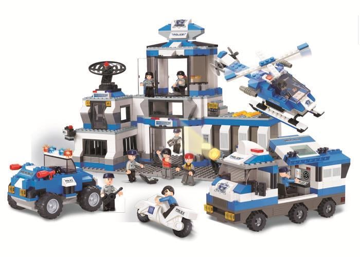 Конструктор Sluban M38-B0193 Полицейский участок 859 деталей 10 фигурок - фото 2 Конструктор Sluban M38-B0193 Полицейский участок 859 деталей 10 фигурок - фото 2