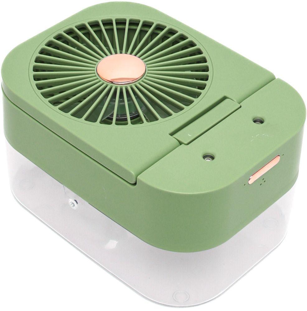 Вентилятор-увлажнитель воздуха настольный LED USB 3 режима аккумуляторный (26843044)
