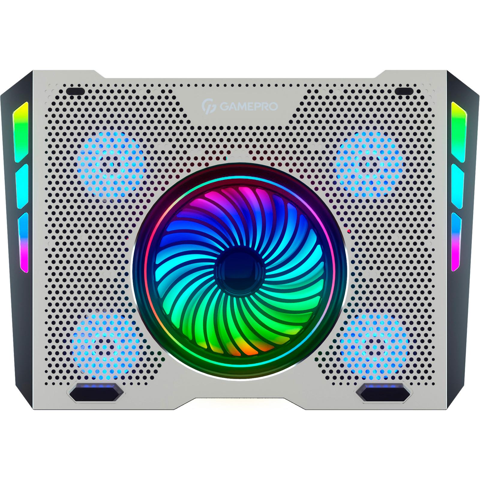 Підставка для ноутбука GamePro CP1270 з охолодженням Silver (26450239)