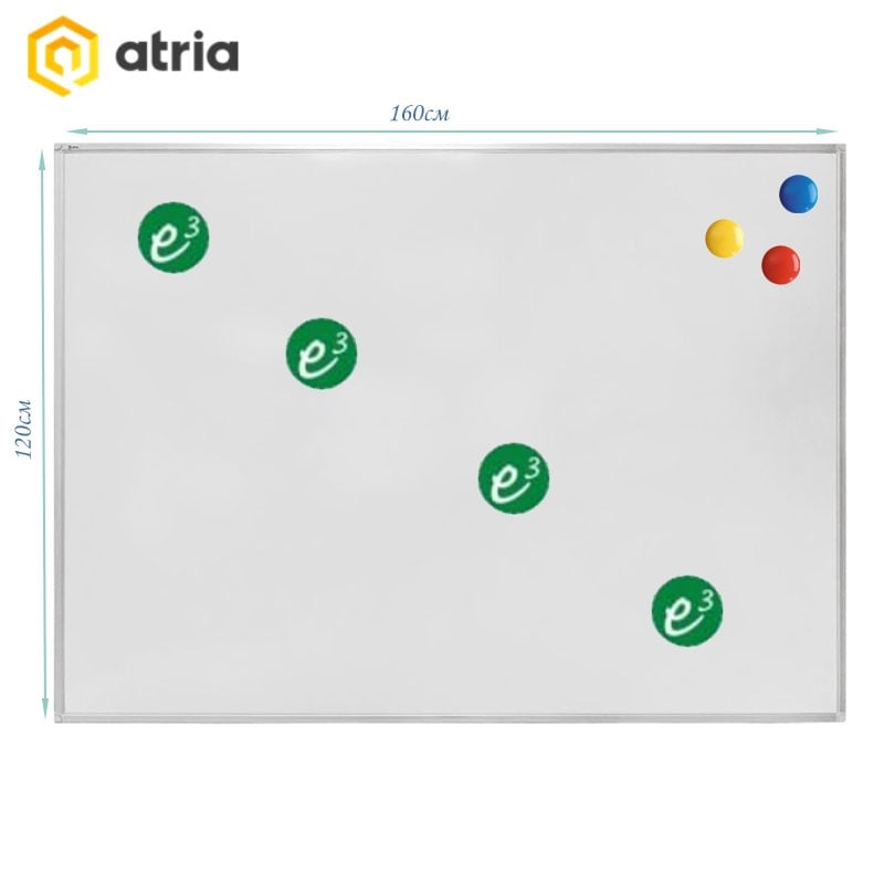 Дошка ATRIA WE120X160 E LINE 4:3 магнітно-маркерна матова кераміка (23793589) - фото 2 Дошка ATRIA WE120X160 E LINE 4:3 магнітно-маркерна матова кераміка (23793589) - фото 2