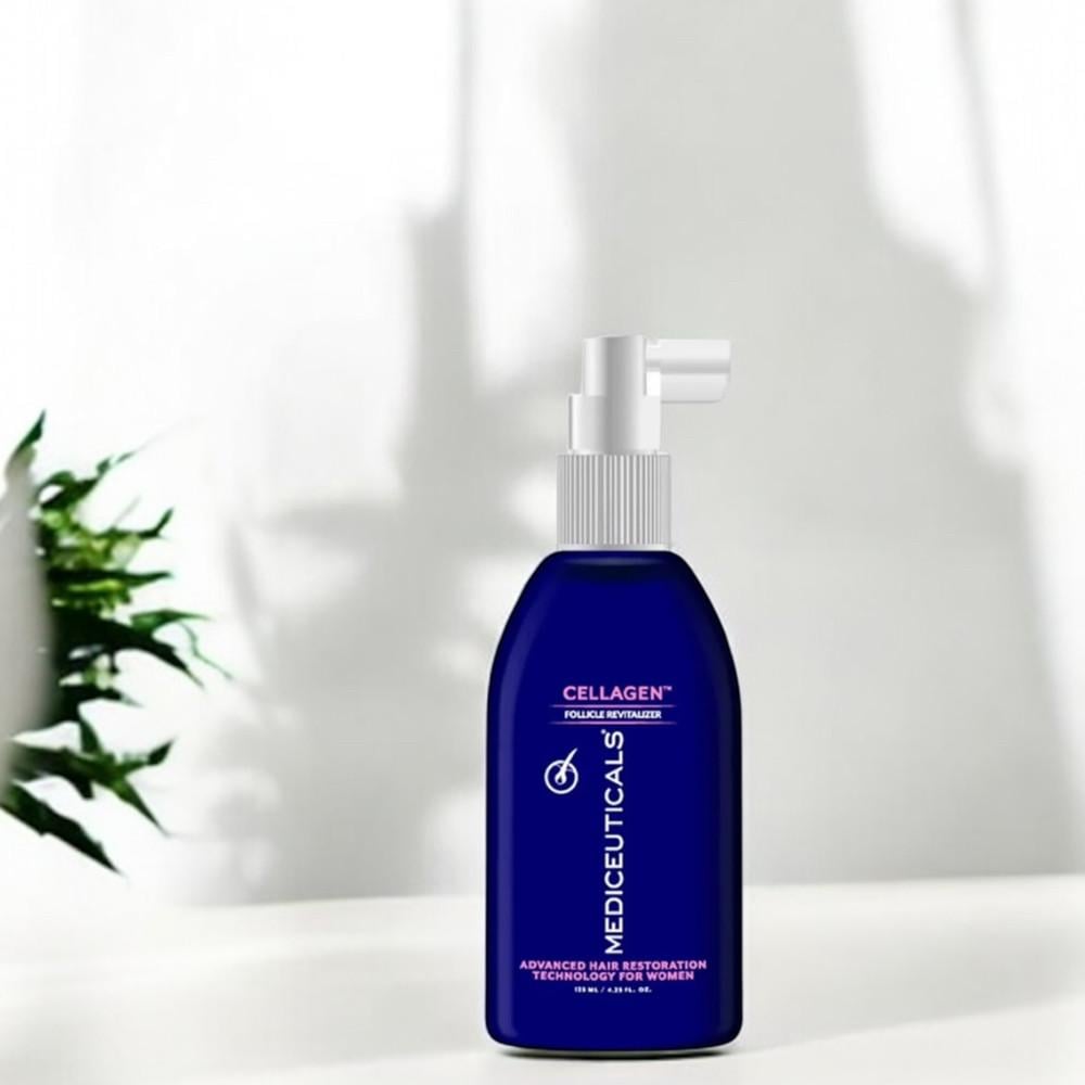 Сироватка стимулююча для росту волосся та здоров'я шкіри голови у жінок Mediceuticals Cellagen125 мл (2378339339)