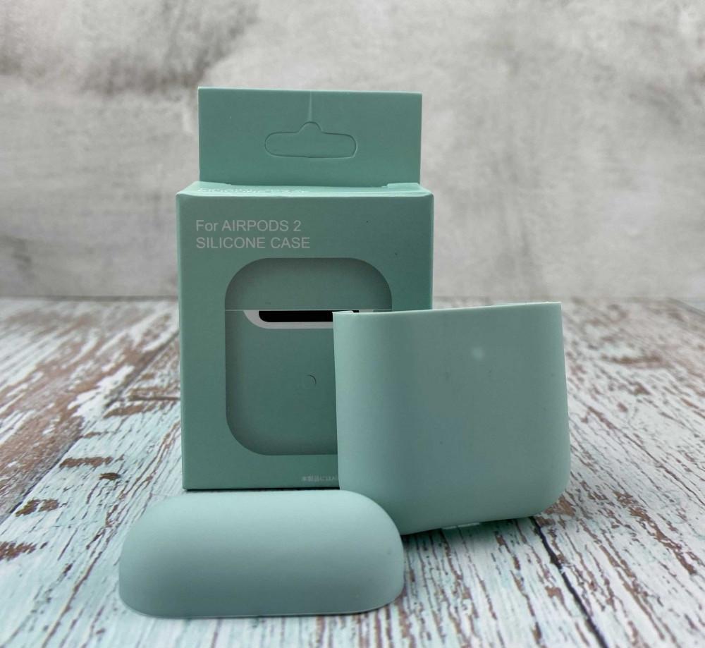Силиконовый чехол для наушников AirPods 2 Turquoise