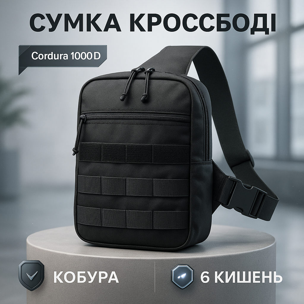 Рюкзак военный тактический 5 л Черный (UL-16) - фото 11 Рюкзак военный тактический 5 л Черный (UL-16) - фото 11