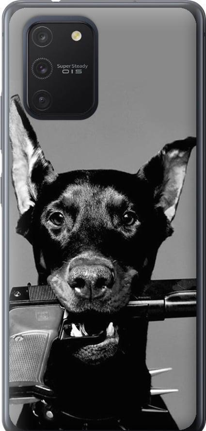 Чехол на Samsung Galaxy S10 Lite 2020 Доберман (2745t-1851-42517) Чехол на Samsung Galaxy S10 Lite 2020 Доберман (2745t-1851-42517)