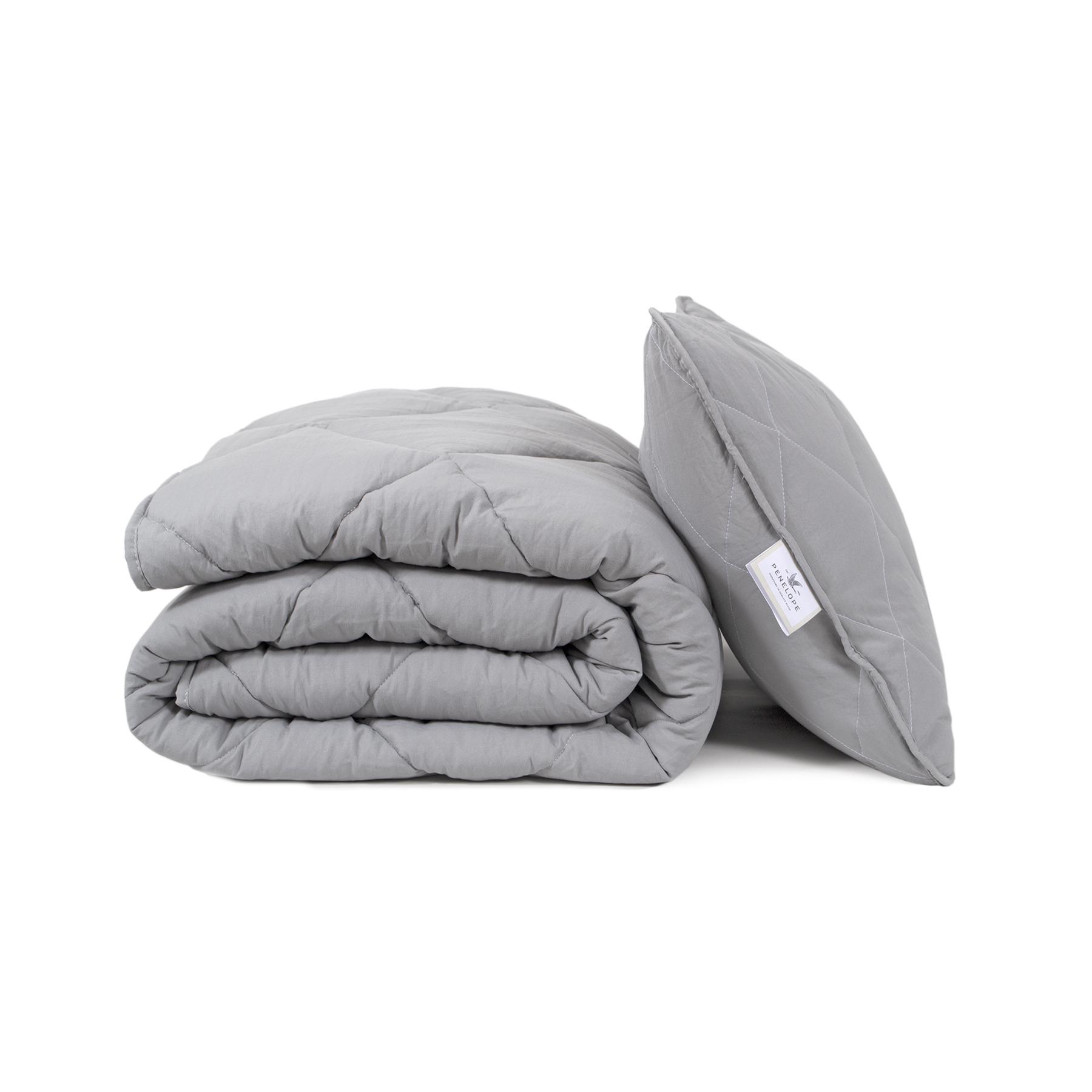Ковдра з подушкою Penelope Colors in Comfort полуторний Сірий (svt-2000022343503) - фото 9 Ковдра з подушкою Penelope Colors in Comfort полуторний Сірий (svt-2000022343503) - фото 9
