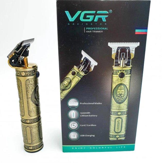 Тример бездротовий VGR G-085 акумуляторний для стрижки та окантування волосся - фото 9 Тример бездротовий VGR G-085 акумуляторний для стрижки та окантування волосся - фото 9