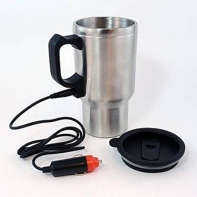 Термочашка автомобільна 12V 450 мл Сріблястий (MX- 12870) - фото 2 Термочашка автомобільна 12V 450 мл Сріблястий (MX- 12870) - фото 2