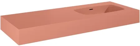 Умывальник ELITA Dimple 120 см Marmur Terra Pink Matt (168883)