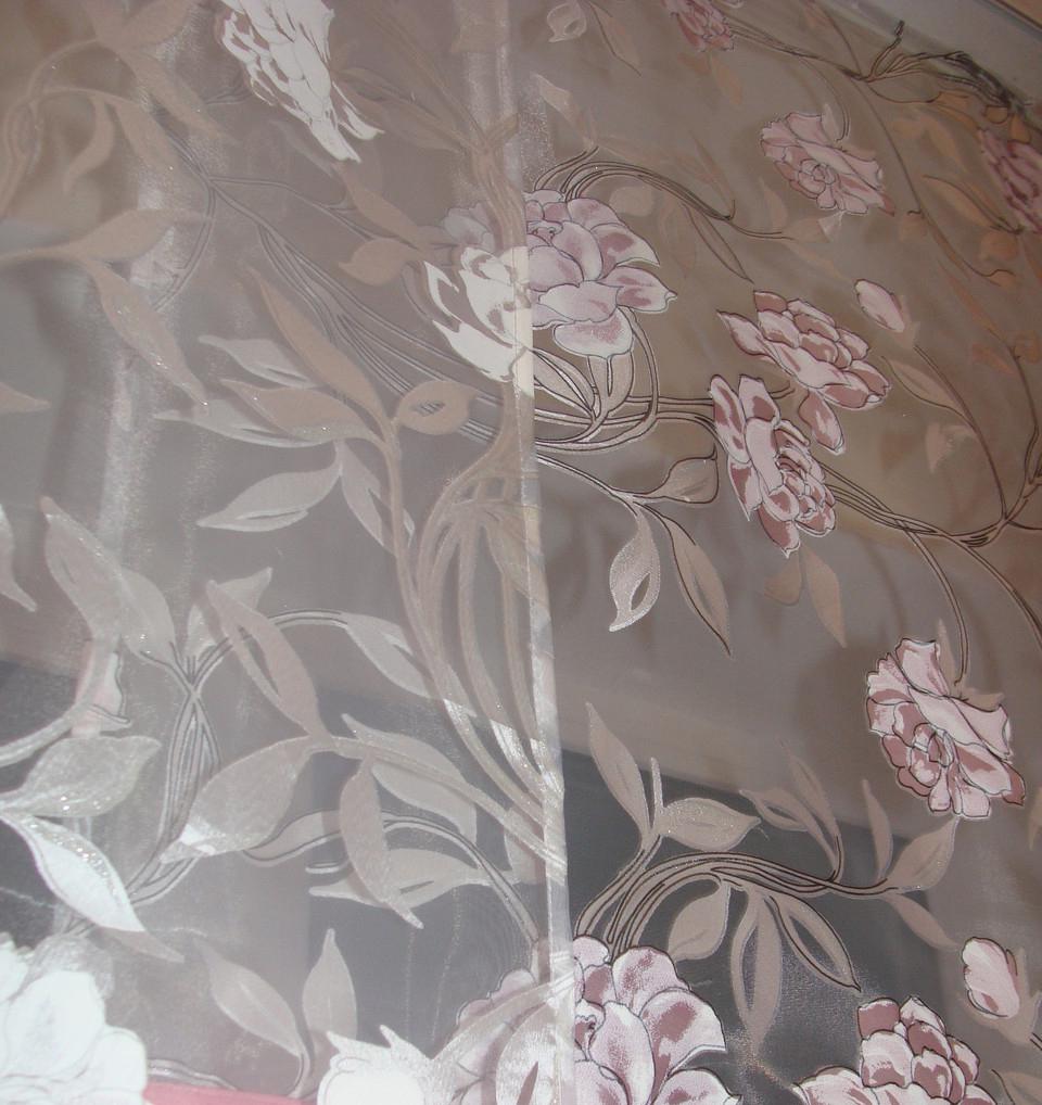 Комплект панельных занавесок Firanka Flowers карниз 240 см Розовый (23п) - фото 5 Комплект панельных занавесок Firanka Flowers карниз 240 см Розовый (23п) - фото 5