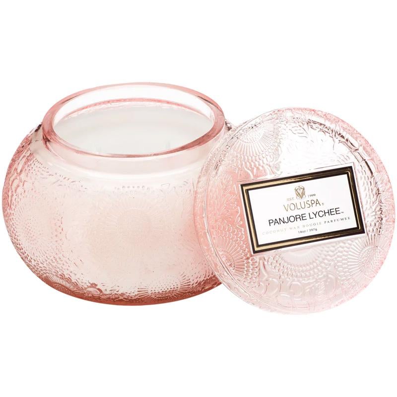 Свеча ароматическая Voluspa Japonica Panjore Lychee 397 г стеклянная шкатулка (111002652)