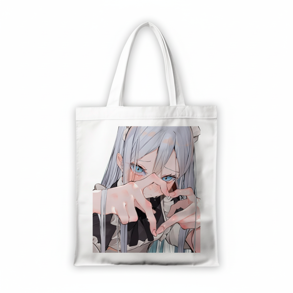 Сумка-шопер Project SEKAI Colorful Stage! Yoisaki Kanade из льна Белый (6641)