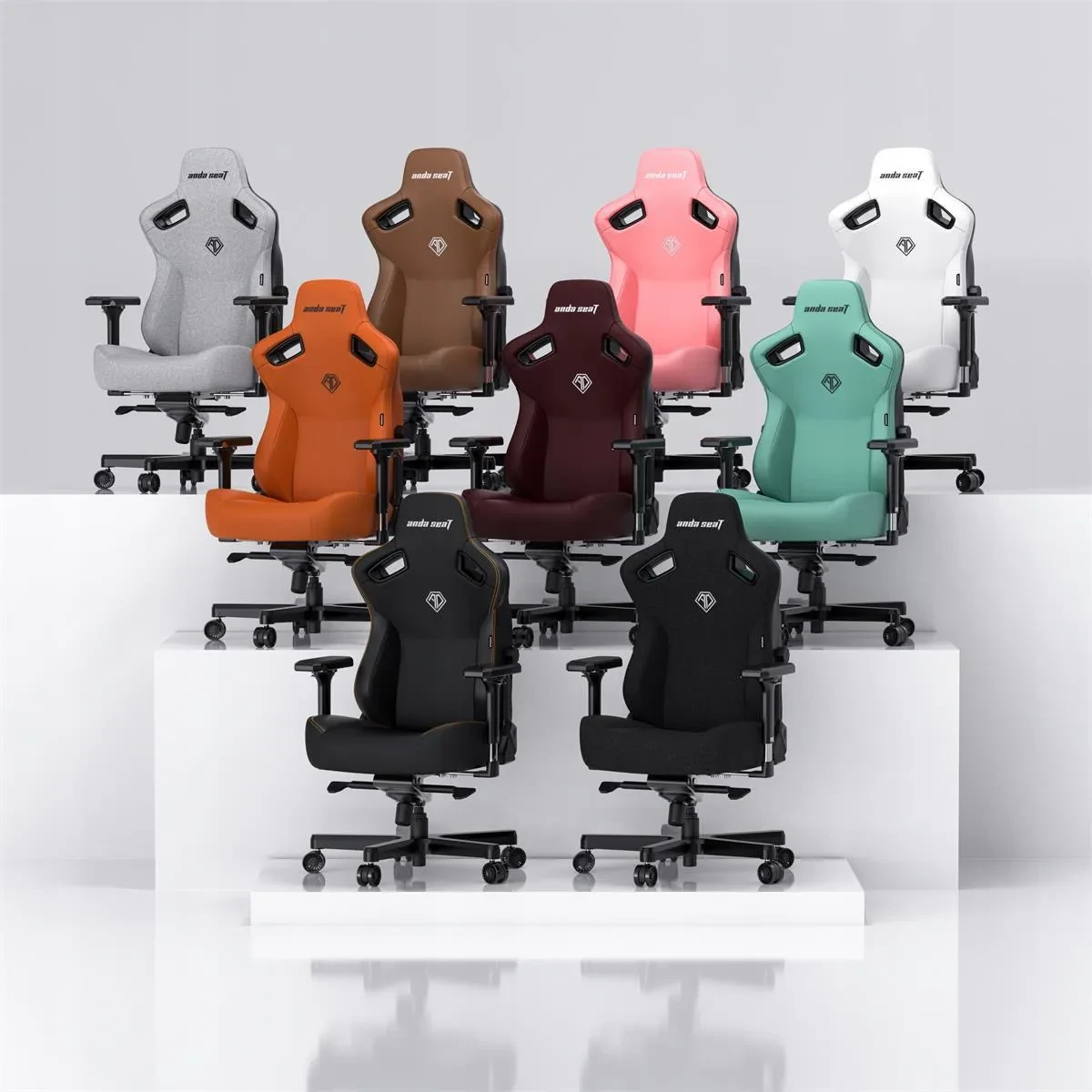 Комп'ютерне крісло геймерське Anda Seat Kaiser 3 XL Зелений (168143811) - фото 9