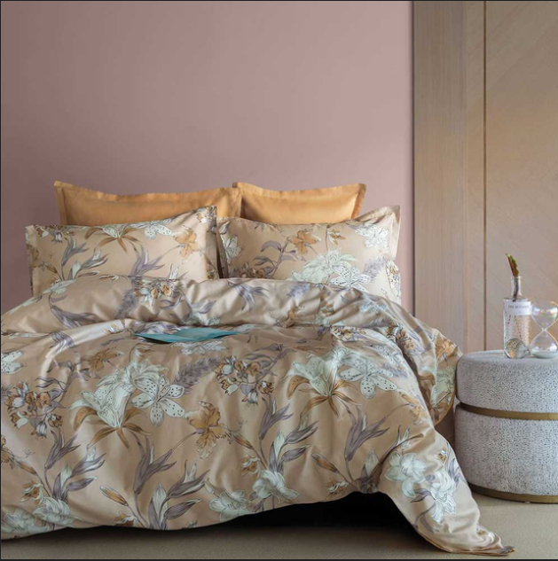 Комплект постельного белья Issimo Home Botanist Digital сатин 200х220 см (CN38181)