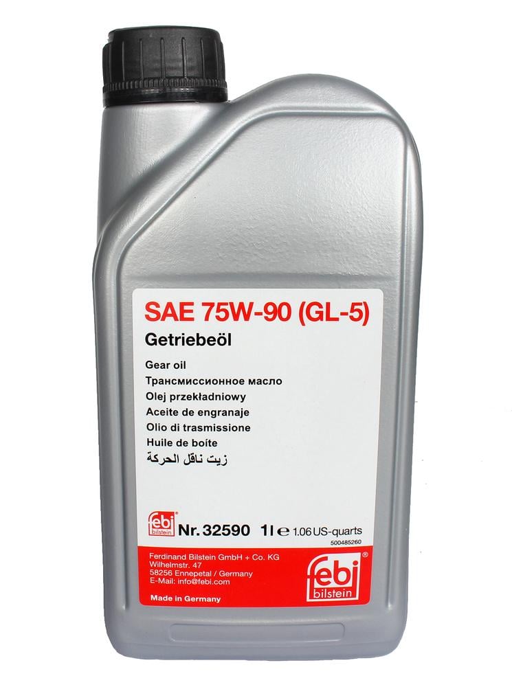 Трансмісійна олива FEBI 75W-90 GL-5 1 л (32590) Трансмісійна олива FEBI 75W-90 GL-5 1 л (32590)