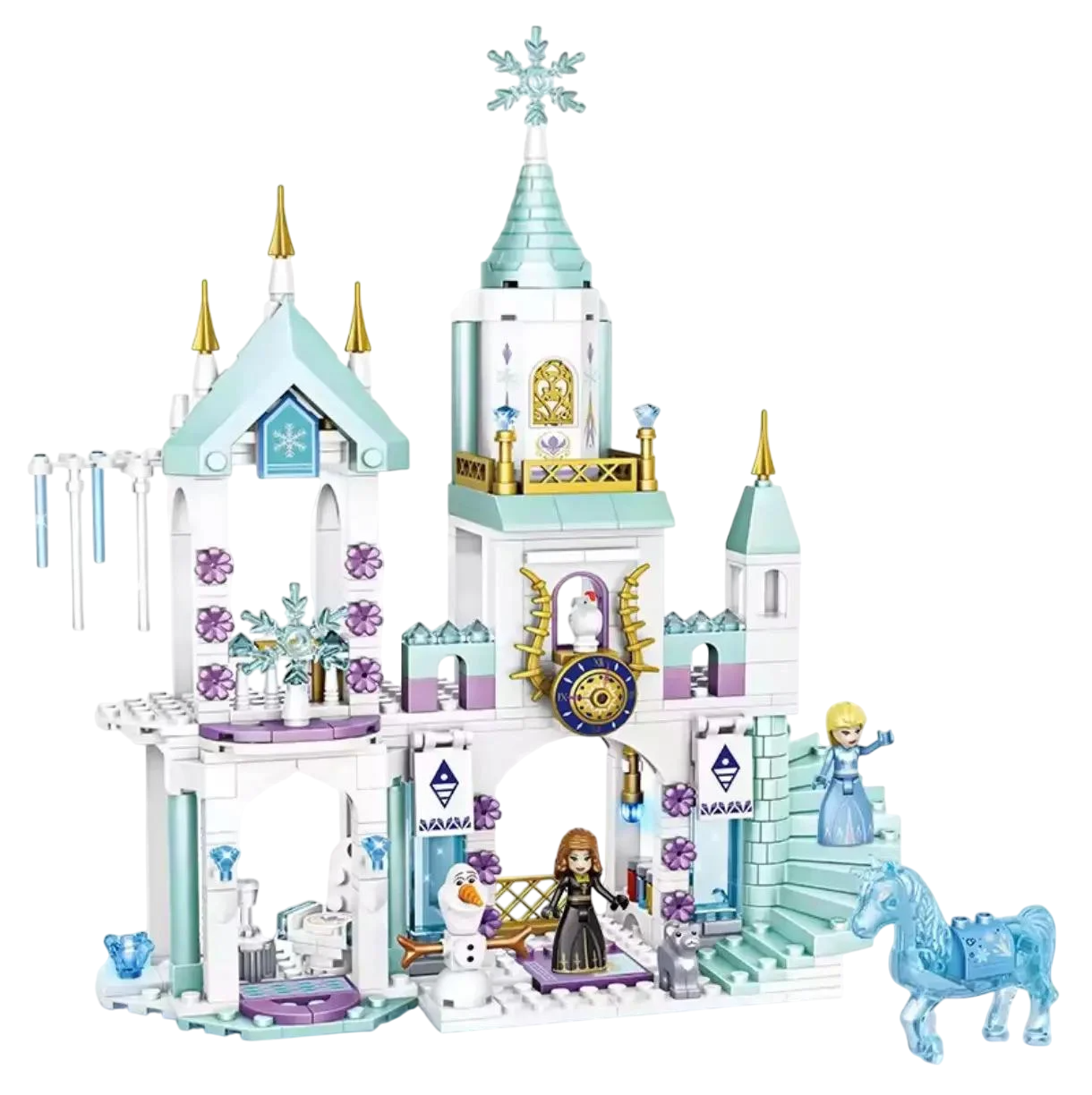 Конструктор Ледяной замок принцессы Эльза Холодное Сердце 360 дет.