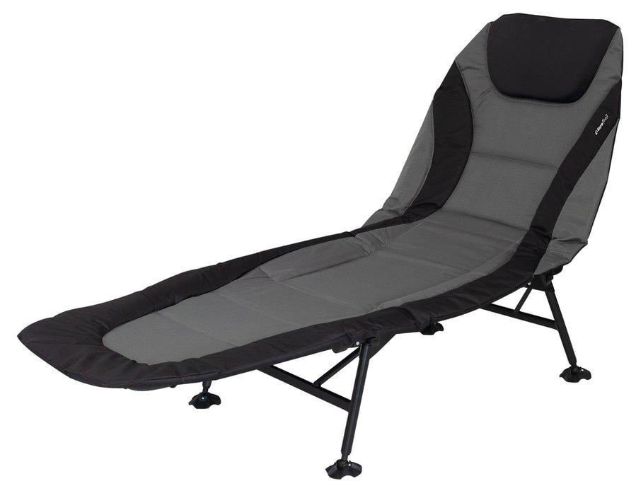 Шезлонг туристичний Eurotrail ROYAL 0201 Grey/Black (UDR63B73516354.3C9A)