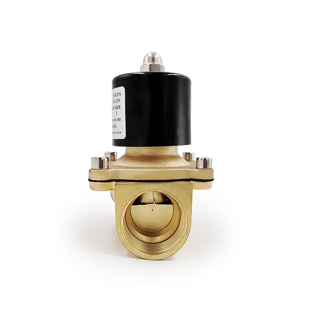 Електромагнітний клапан латунний круглий 220В 1/4"