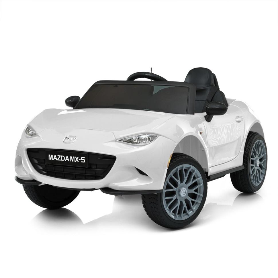 Детский электромобиль Машина Mazda 12V до 30 кг с пультом Белый (DE-169-E-696)
